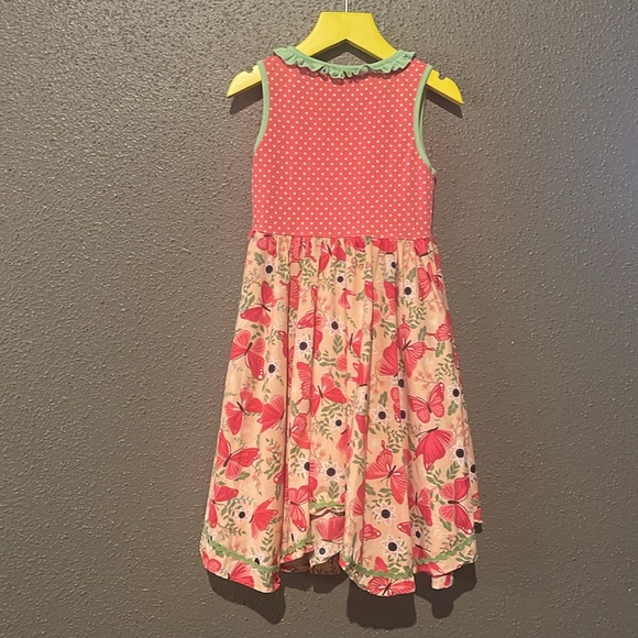 Matilda Jane Good to Go Dress- Butterfly Polka Dot Twirly - Picture 11 of 12